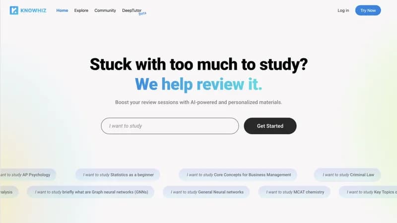 KnoWhiz screenshot