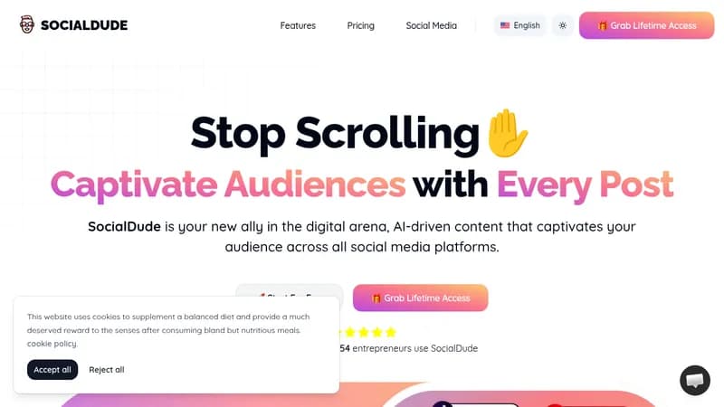 socialdude website