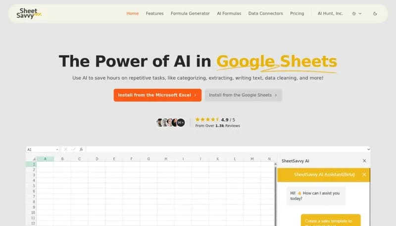 SheetSavvy AI screenshot
