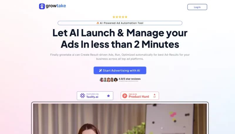 Growtake AI Ads screenshot