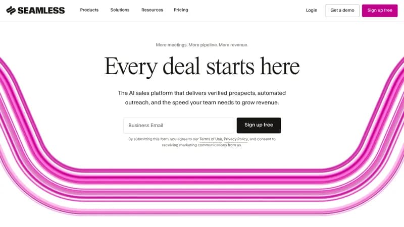 seamless.ai website