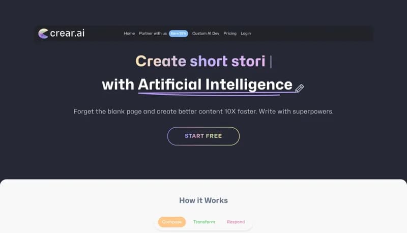 Crear ai screenshot