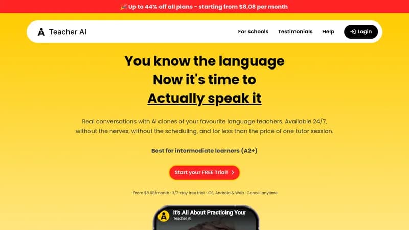 teacher ai website