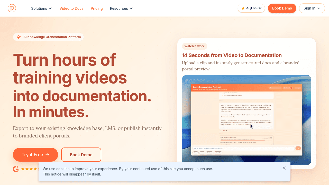 docsie website