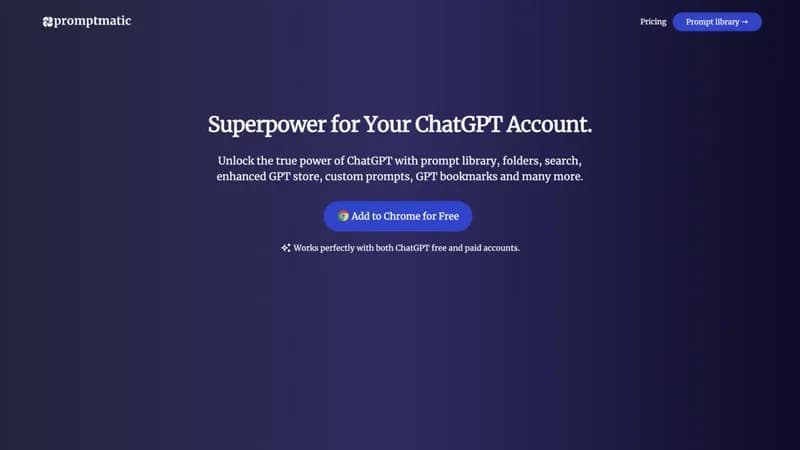 Promptmatic screenshot