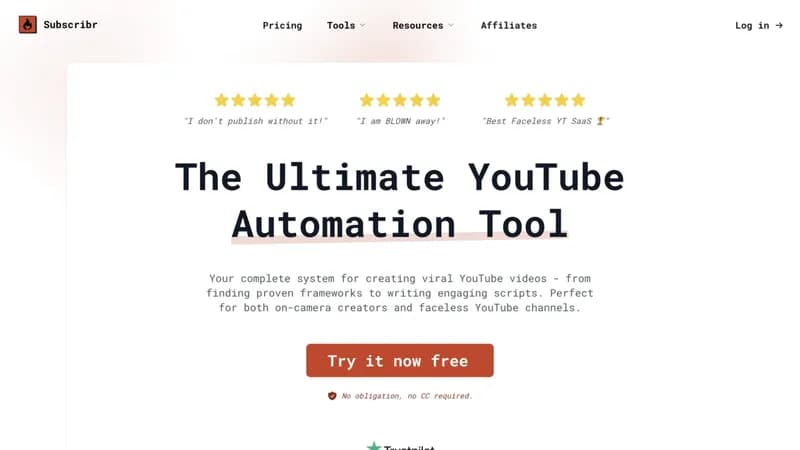 Subscribr screenshot
