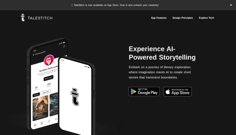 TaleStitch AI screenshot