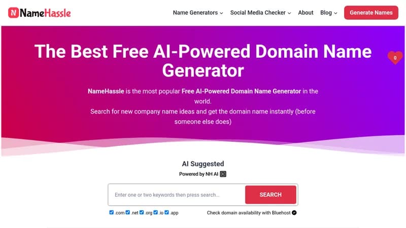 namehassle website