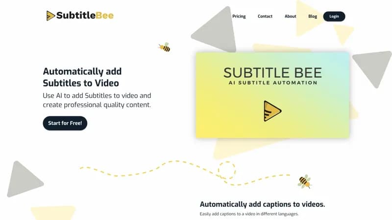 SubtitleBee screenshot