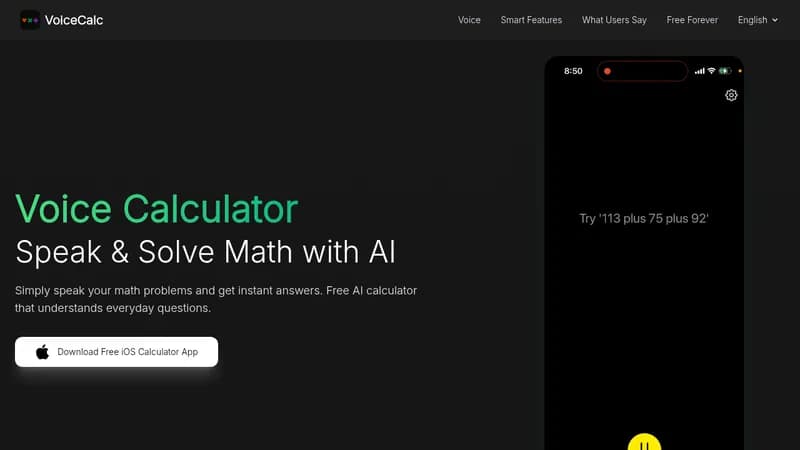 voicecalc website