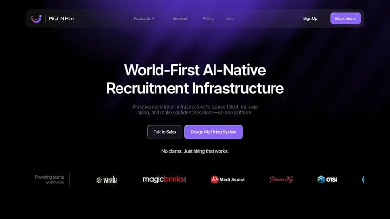 pitch n hire website