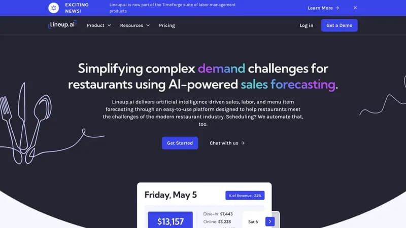 Lineup.ai screenshot