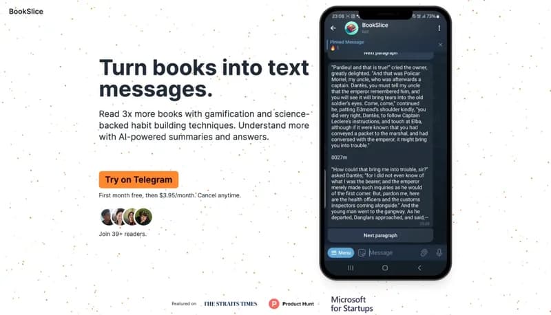 BookSlice screenshot