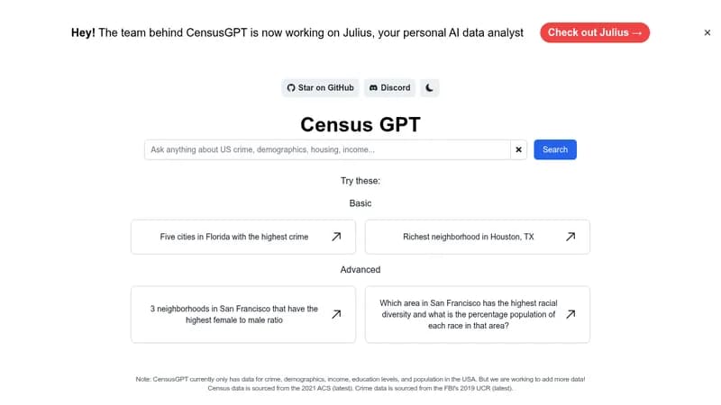 census gpt website
