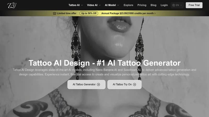 tattoo ai design website