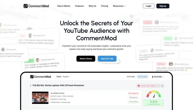 CommentMod screenshot