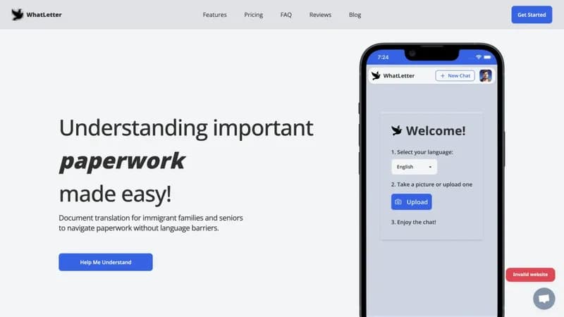 WhatLetter screenshot