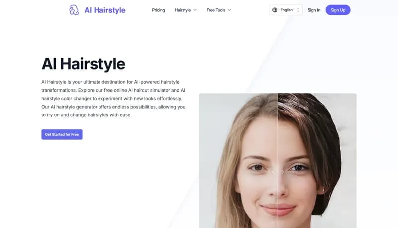 AI Hairstyle screenshot