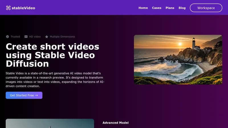 stable video website