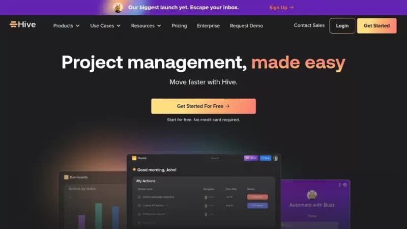 Hive screenshot