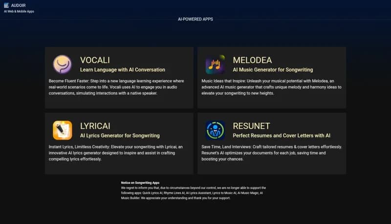 Vocali screenshot