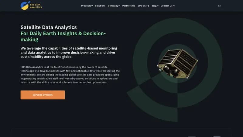 EOS Data Analytics (EOSDA) screenshot