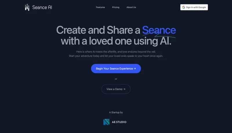 Seance AI screenshot