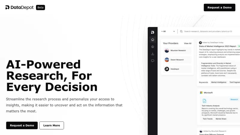 datadepot website