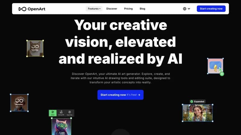 OpenArt AI Art Generator screenshot