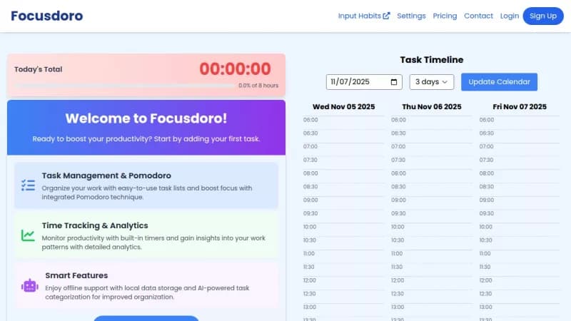 Focusdoro screenshot