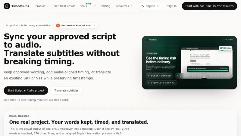timedsubs website