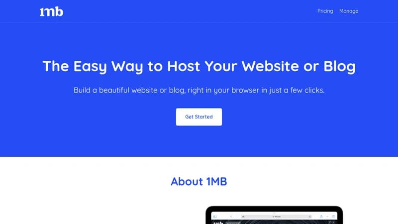1mb website