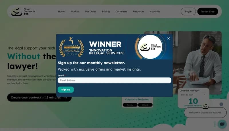 Cloud Contracts 365 screenshot