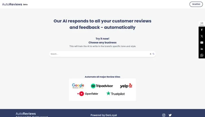 Autoreviews AI screenshot