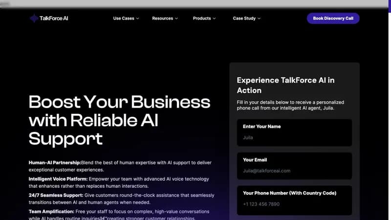 TalkForce AI screenshot