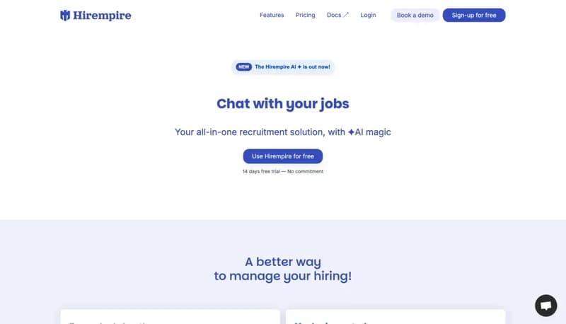 Hirempire screenshot