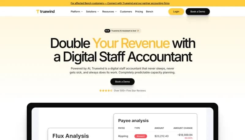 Truewind Digital Accountant screenshot