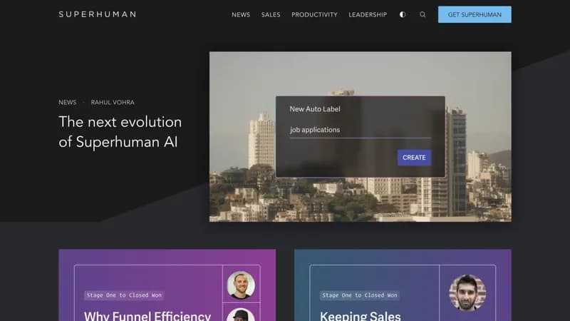 Superhuman screenshot