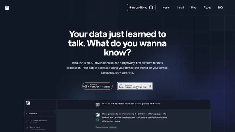 DataLine screenshot