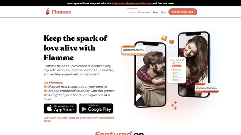 Flamme screenshot