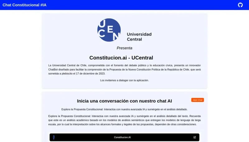 Constitucion.ai screenshot
