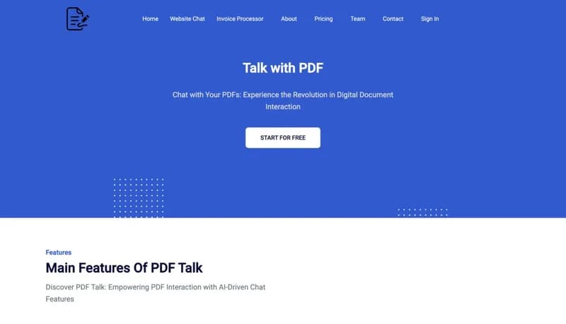 PDF Talk screenshot