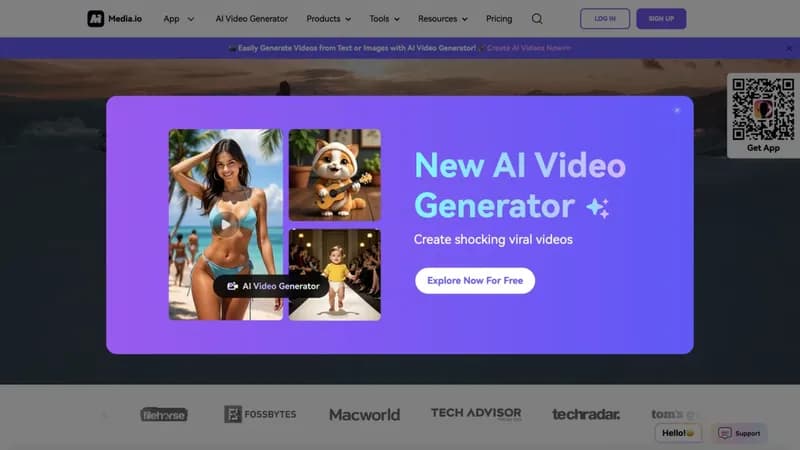 Media.io screenshot