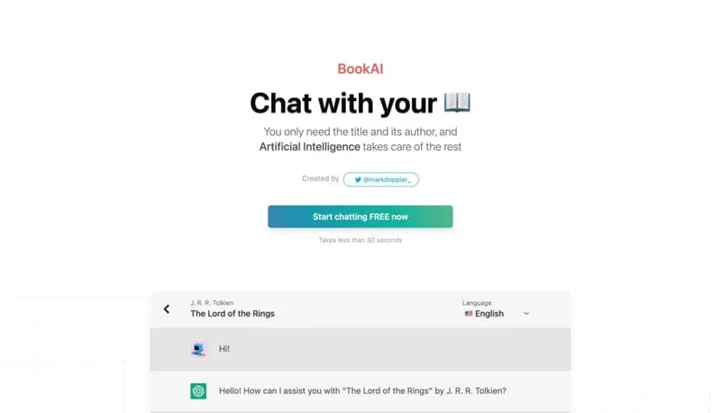 BookAI.chat screenshot