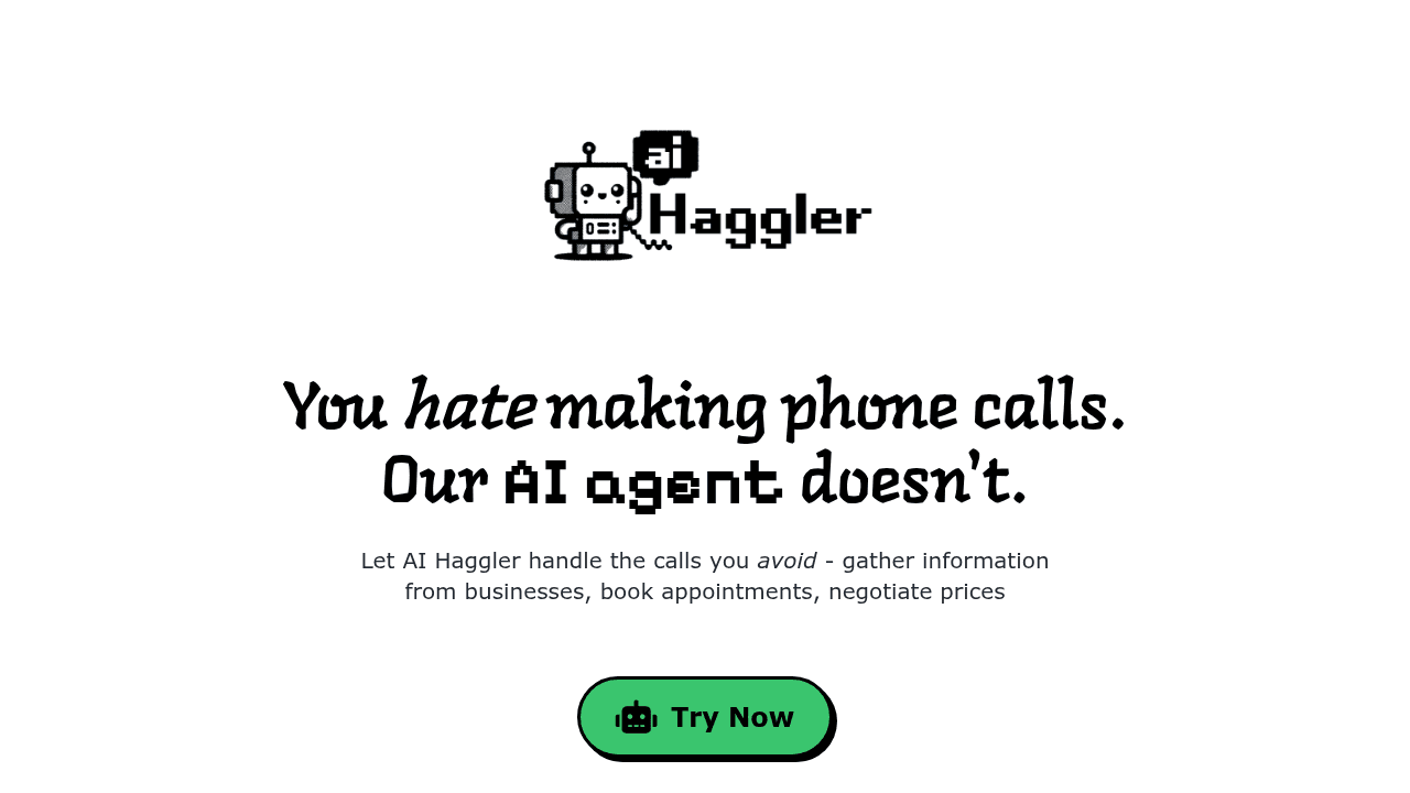 ai haggler website