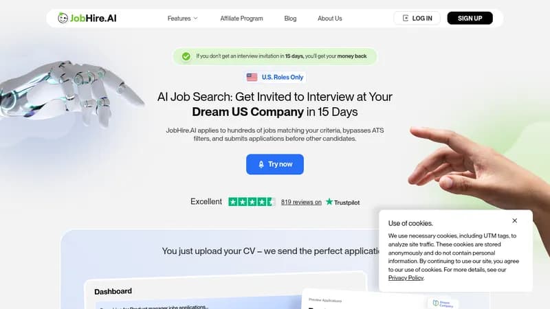 jobhire.ai website