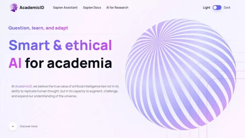 AcademicID screenshot