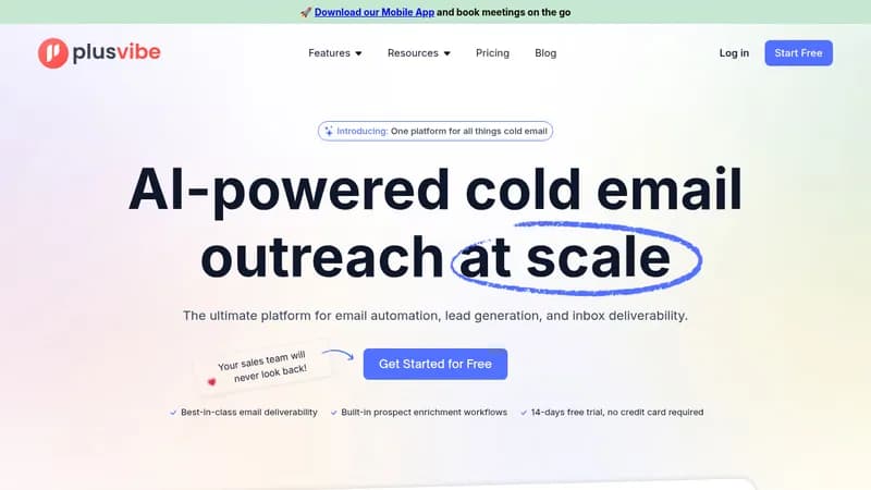plusvibe.ai website
