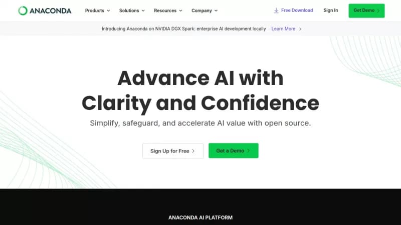 Anaconda AI Platform screenshot