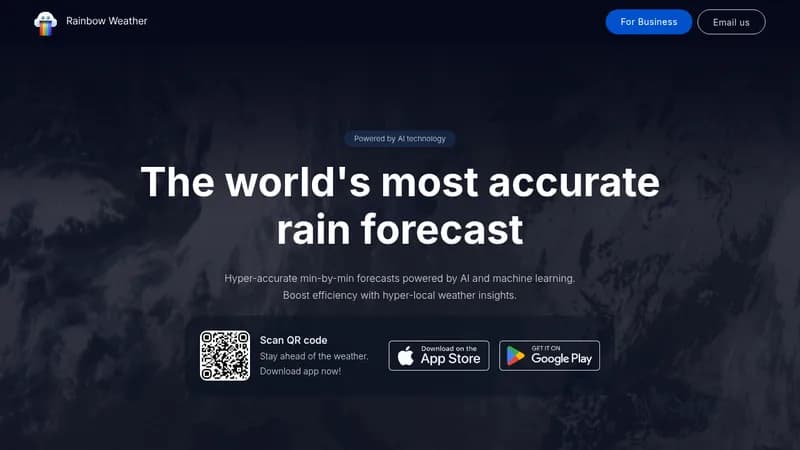 rainbow weather website